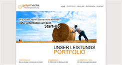 Desktop Screenshot of gripmedia.de